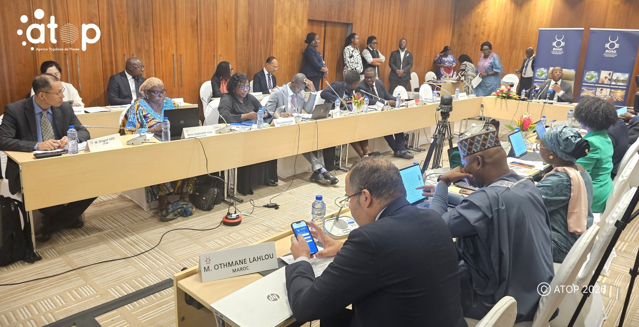 152e réunion du conseil d’administration de la BOAD : Plusieurs dossiers soumis à l’approbation des administrateurs 1 La seance douverture M. Ekue au fond