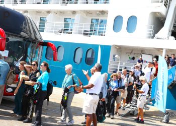 Le paquebot de croisière SH Diana fait escale au Port autonome de Lomé