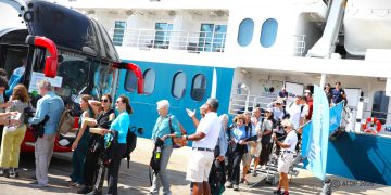 Le paquebot de croisière SH Diana fait escale au Port autonome de Lomé