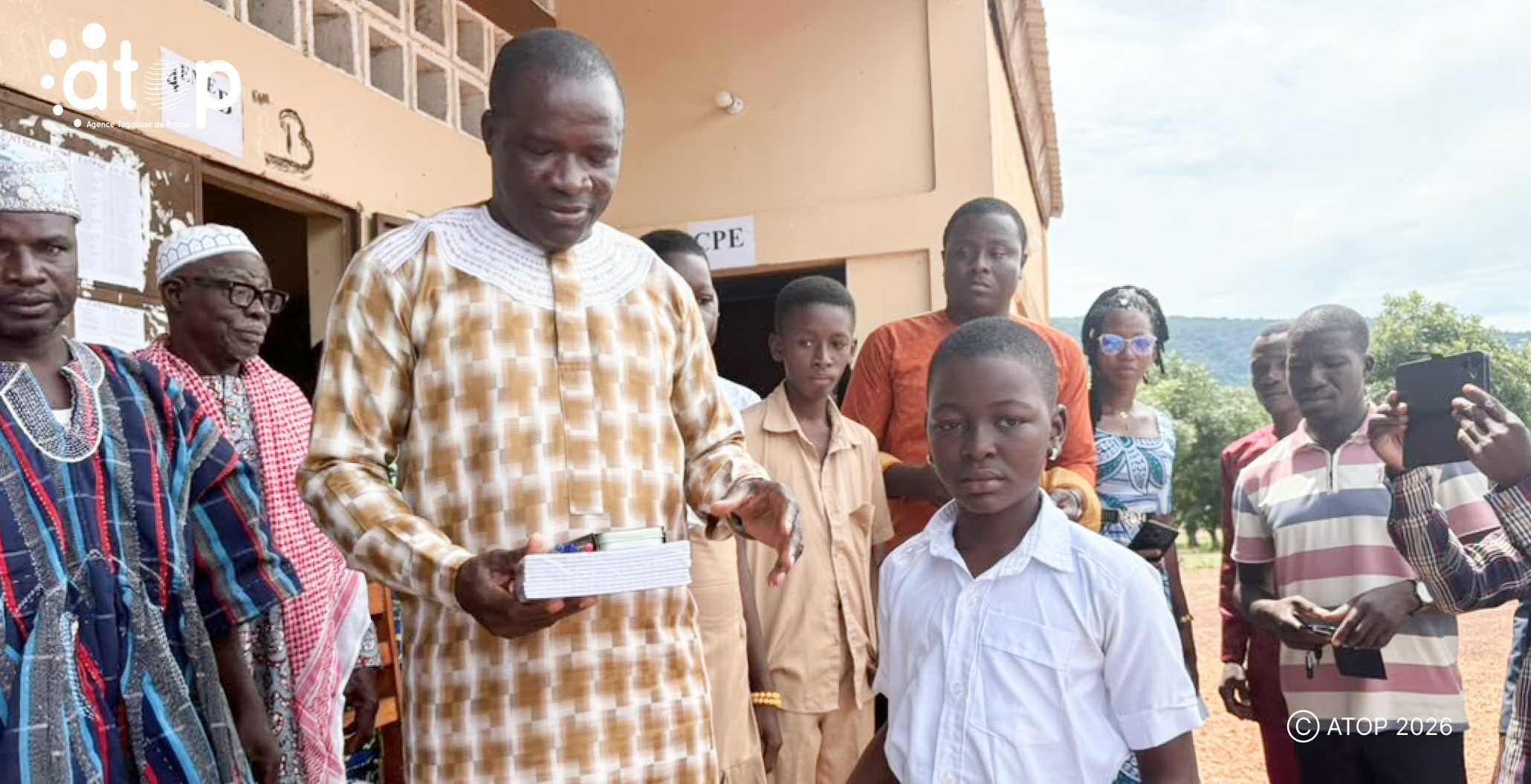 Bassar : Des kits distribués aux élèves de l'EPPK Kabou Centre 1 Oliver 15 2