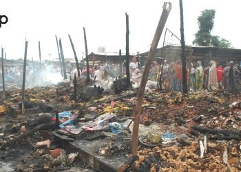 Kloto/Incendie au marché château de Kpalimé : d’importants dégâts matériels enregistrés