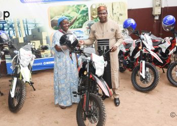 L’ANCES-Togo dote la fédération de producteurs de soja de motos