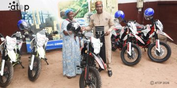 L’ANCES-Togo dote la fédération de producteurs de soja de motos
