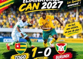 Eliminatoires de la CAN 2027 : le Togo s’impose à domicile face au Burundi
