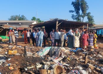kloto/incendie du marché de Kpalimé : Des parlementaires apportent le soutien du Président du Conseil aux victimes