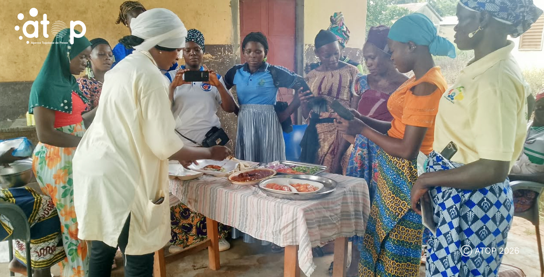 53 Les beneficiaires en apprentissage des techniques de transformation du soja