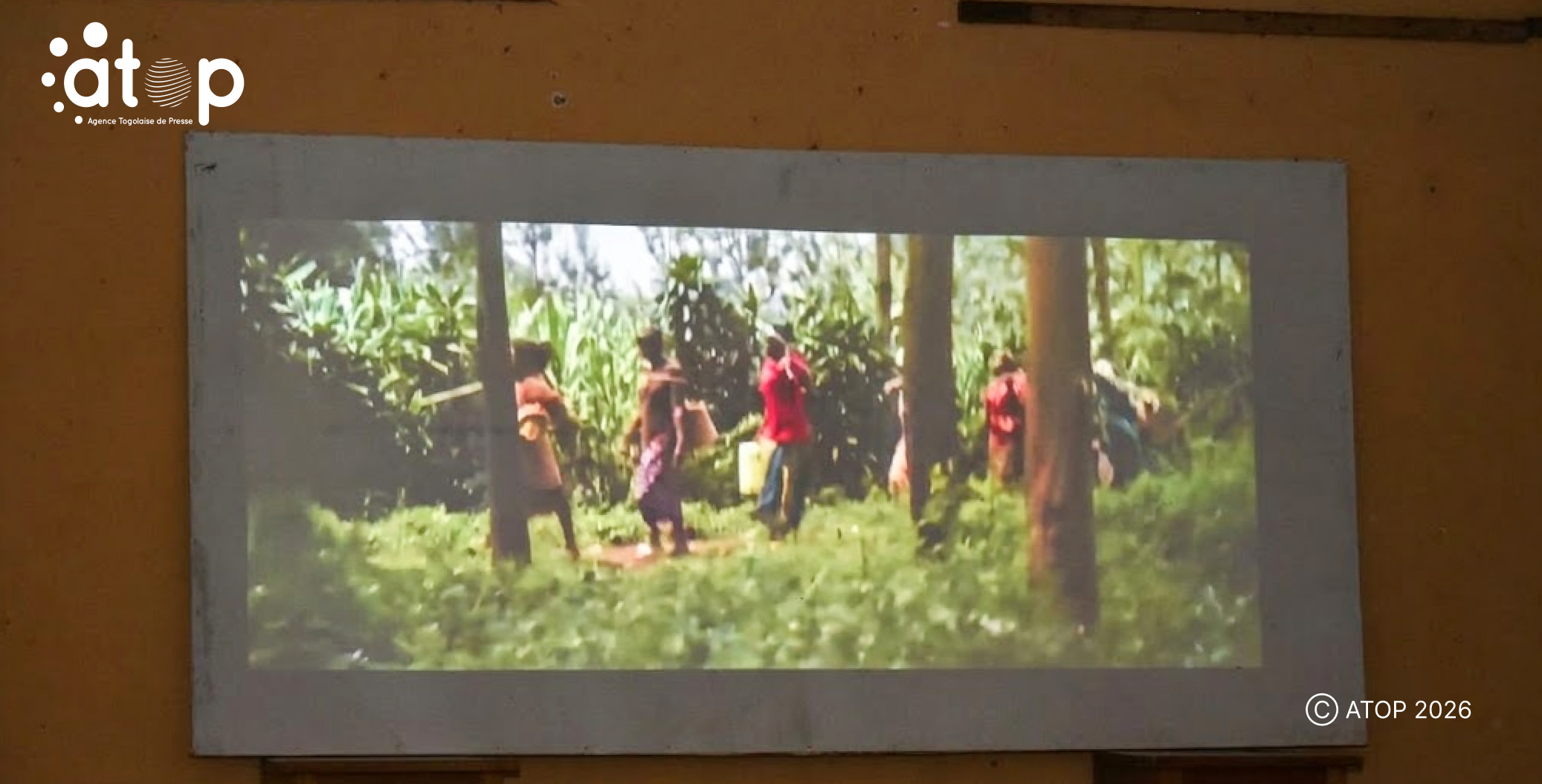 57 .la projection du film