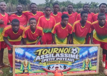 Agou/première édition du tournoi de football ” ASSILASSIME ” : Elavanyo FC de Noepé remporte le match d’ouverture 1 – 0 face à Tout cassé FC de Kévé