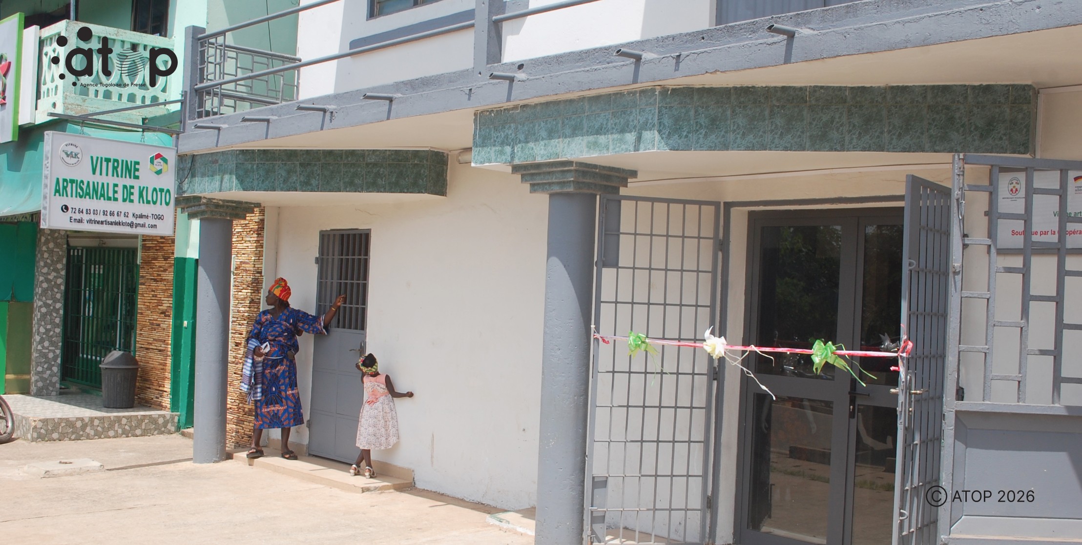 Kloto : Une délégation de la coopération allemande visite des initiatives de développement 1 9 La vitrine artisanale de Kloto