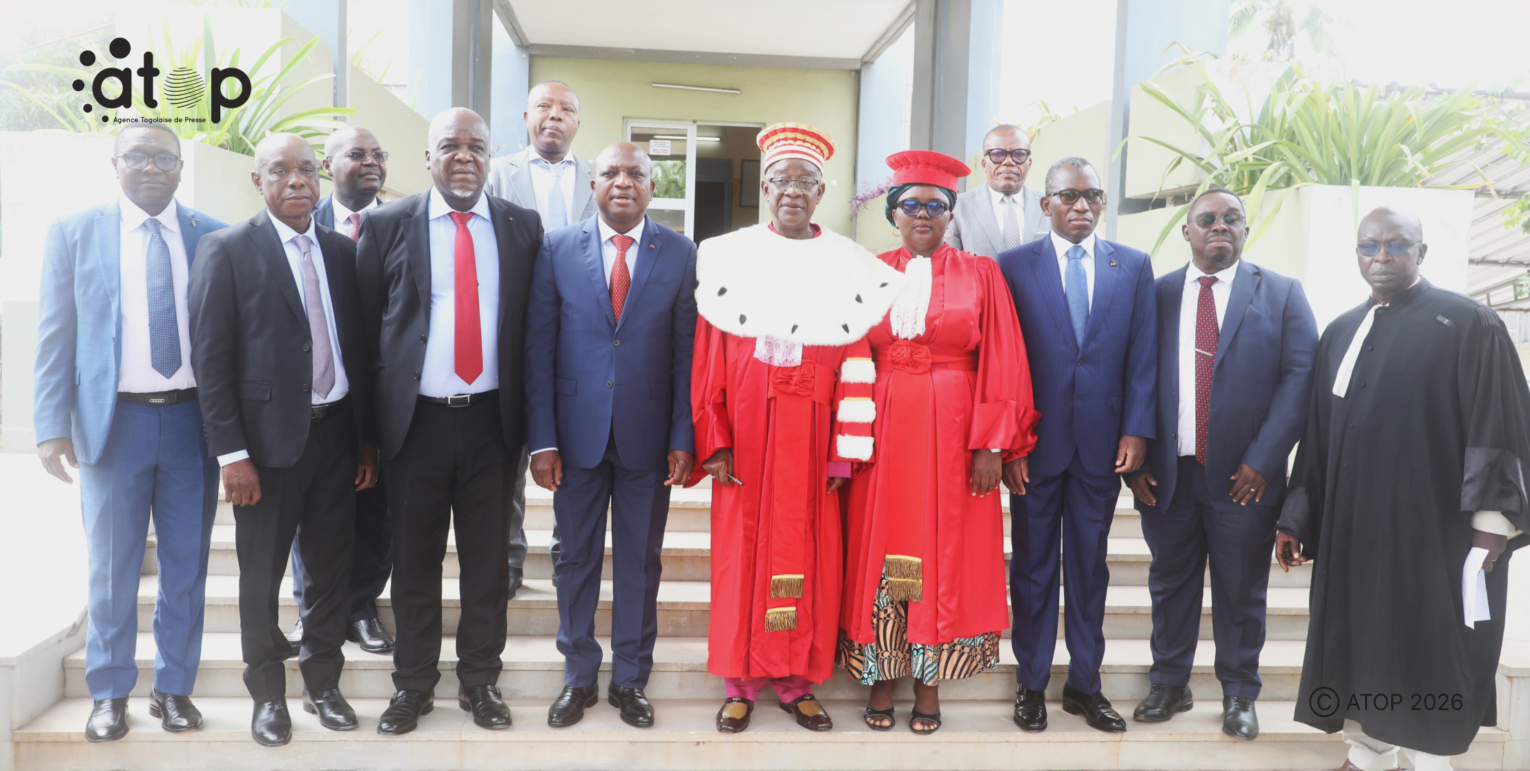 Reprise des activités juridictionnelles à la Cour suprême du Togo 1 Les officiels