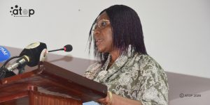 Mme Gameti lancant les festicvites